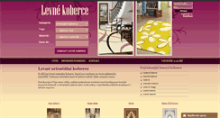 Desktop Screenshot of orientalni-kusove-koberce.levne-koberce.cz