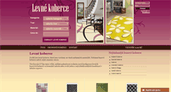 Desktop Screenshot of luxusni-kusove-koberce.levne-koberce.cz