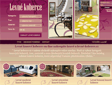Tablet Screenshot of klasicke-kusove-koberce.levne-koberce.cz