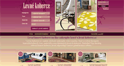 Desktop Screenshot of levne-koberce.cz